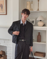 Soba Ribbed Round Cardigan