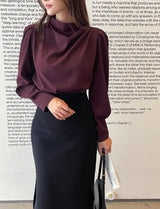 Matune Slit Span Mermaid Skirt