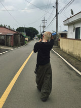 オーバークロップベーシック半袖Tシャツ 3C
