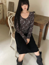 Sage Flower Long-Sleeve T-Shirt