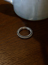 [925silver] Black berry ring