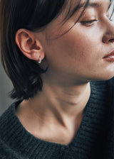 [925 silver] Deux.silver.132 / ファドピアス (シルバー)