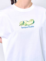 LYING DOG T-SHIRT_White
