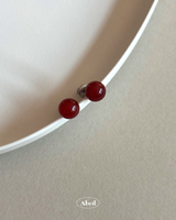 レッドキャンディーピアス