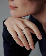 [925 silver] Cinq.silver.205 / mini soar ring (silver)