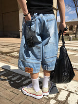 Rad Back Cargo Bermuda Pants 2C