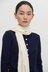 Pleats linear scarf_2colors