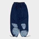 bleach denim pants_blue