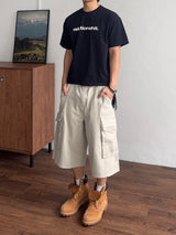 リレーション クロップ ハーフTシャツ (4color) (No.985)