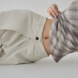 [Made / Free, XL] [Leon] Wrap Skirt Layered Two-Way Parachute Pants - 3 color