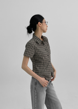 [MADE] Bauren Check Short Sleeve Shirt