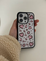 heart leopard (gray) case 