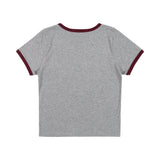 Tomato Patch Ringer Tee (Gray) F25QB140