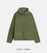 No.1540 fleece FH string hood-T (3color)