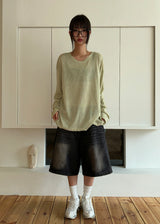 Royally Denim Bermuda Shorts 3color