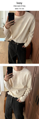 Crop waffle long sleeves(3color)