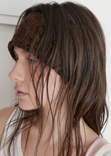 [shiwonderful x voor] Floral Lace Hair Band_Brown