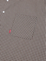 26ss Modern loosefit One pocket Check shirts 2color