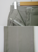 [SHOPPERMADE] -5kg ストレートワイドスラックス (3color)