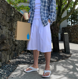 stow Pintuck Balloon Fit Banding Shorts