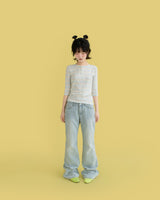 Natural bootcut denim