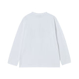 25SS ダンシングベアロゴロングスリーブTシャツ  ホワイト