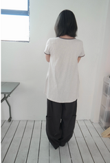 side button pocket pants (2c)