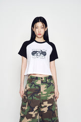 25SS カモフラージュカーゴポケットショートパンツ カーモ