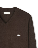 Seron V-Neck Patch Knit