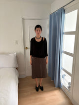 midi h-line skirt