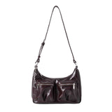 SPOILED CROSS BODY BOX BAG | CHOCOLATE