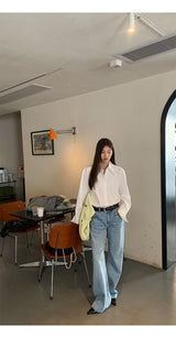 a modern white clean shirt