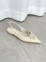 eyelet flat shoes