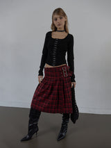 HOOK LONG SLEEVE TOP / BLACK