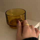 (silver925) Basic matte open ring *silver