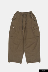 Baklava banding wide cargo pants