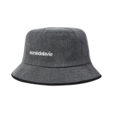 25SS LINE POINT BUCKET HAT CHARCOAL