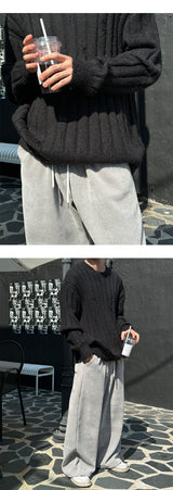 [F/W] Wool blend damage knit(4color)