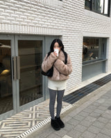 ダイアモンドコットンレギンス (起毛)