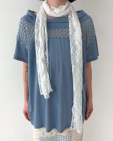 Cloudy Openneck Tee (3colors)