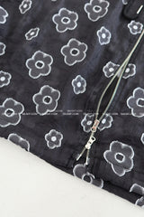 Summer Flower See-Through Windbreaker Windbreaker