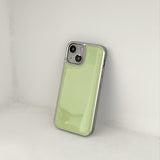luminary green epoxy silver bumper case