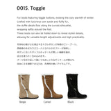 Toggle 0015. ダッフルムートンブーツ - 3colors