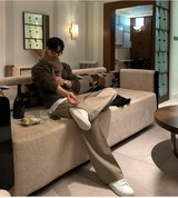 ローガンカシミアソフトハチラウンドニット