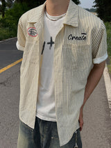 Sunkissed Stripe Patch Shirt