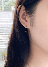 シングルスターピアス - ゴールド