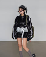 [UNISEX] トラックグロッシーウィンドブレーカージャージジャケット
