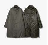  Reverseable Quilted Long Padded Night Jacket