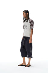 Side Stripe Cargo Shorts