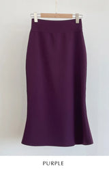 Matune Slit Span Mermaid Skirt